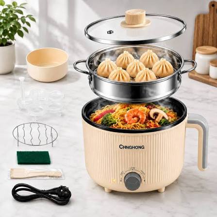 1.2L Multi-Function Electric Kettle & Cooking Pot